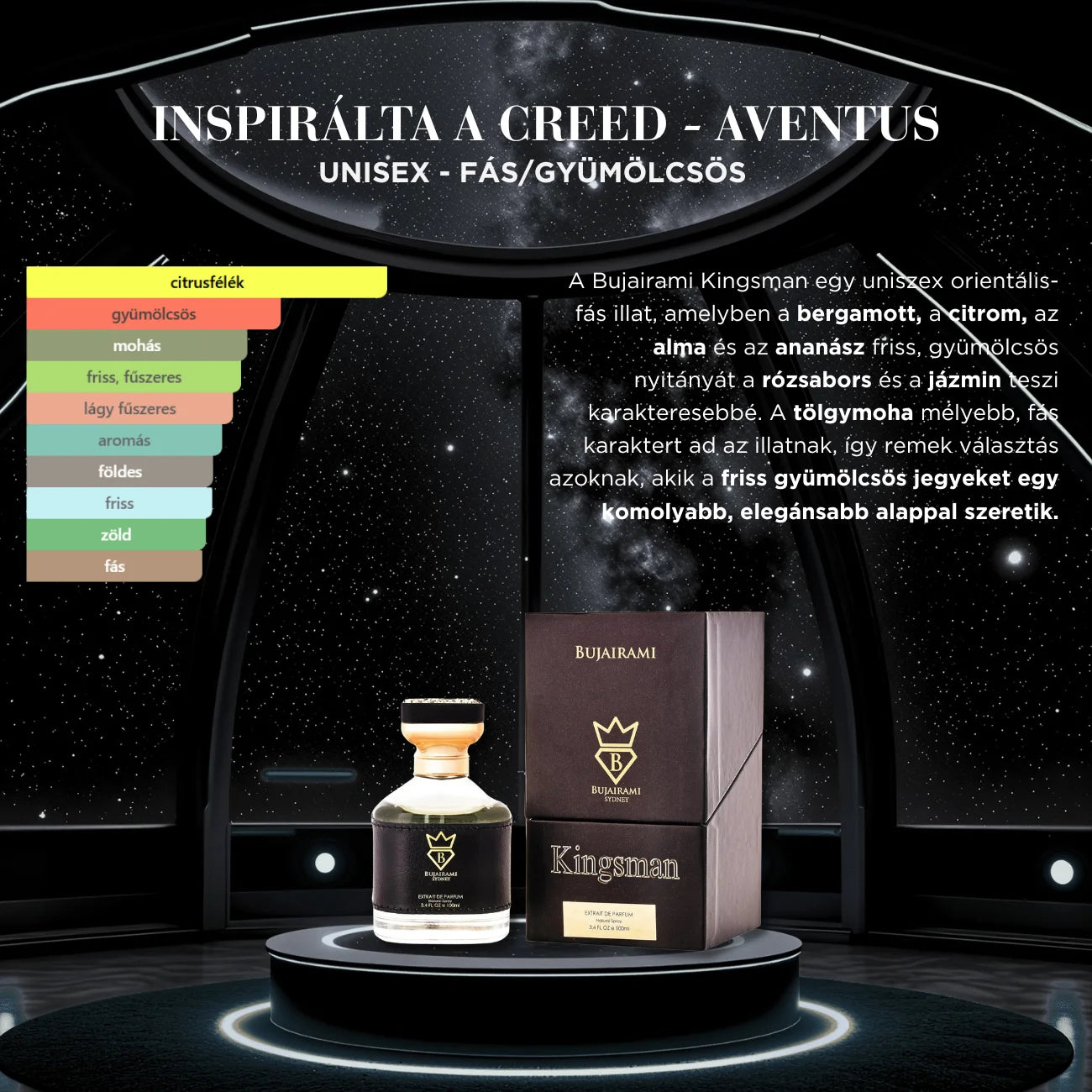 BUJAIRAMI KINGSMAN EXTRAIT - 100 ML
