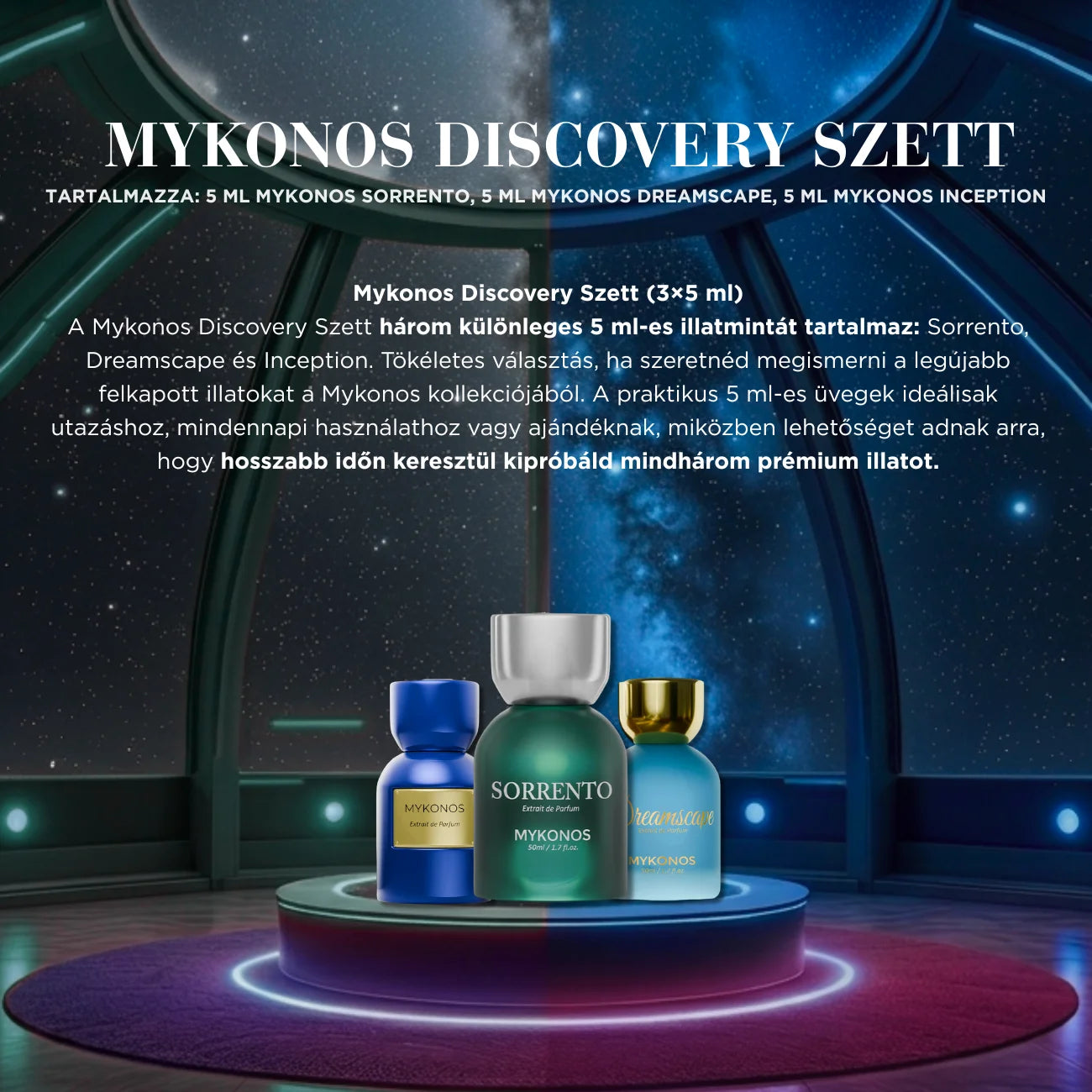 MYKONOS DISCOVERY SZETT - 3x5 ML